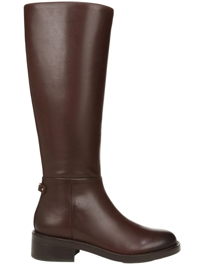 Milla Knee Boots in Spiced Pecan Leather image 1