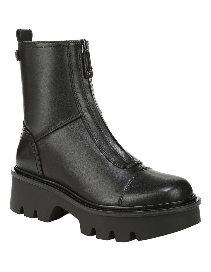 Cooper Ankle Boots in Black Leather image 2