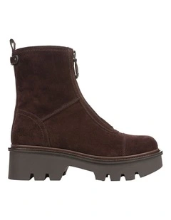 Cooper Ankle Boots in Cafe Noir Suede