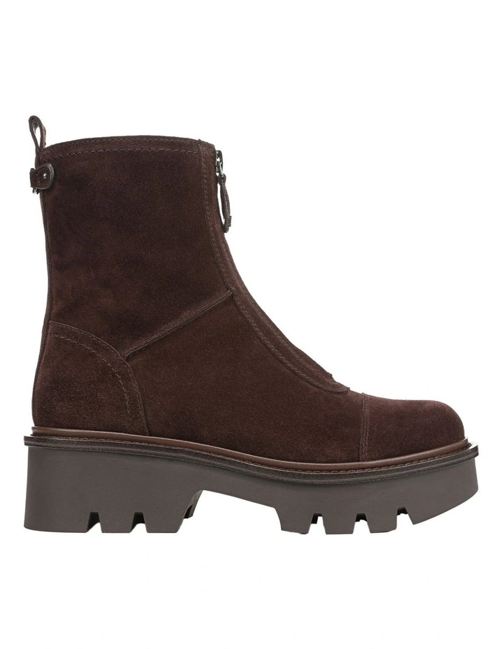 Cooper Ankle Boots in Cafe Noir Suede image 1