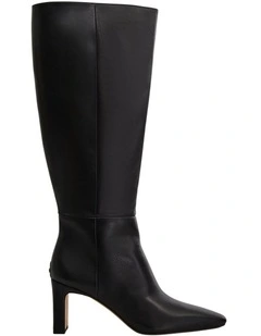 Sylvia Boots in Black WC Leather