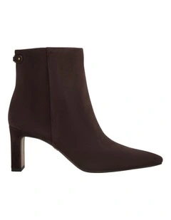 Saige Boots in Cafe Noir Suede