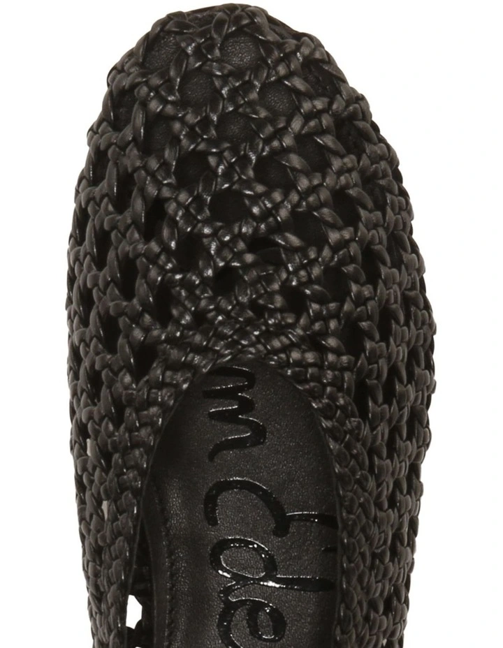 Shira Ballet Flats in Black Leather image 4