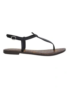 Gigi Sandals in Black Leather