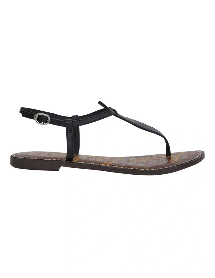 Gigi Sandals in Black Leather image 1