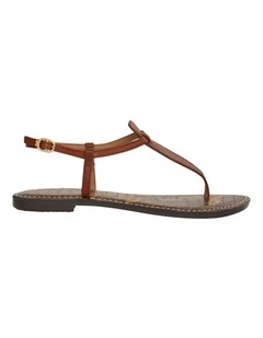 Gigi Sandals in Kona Brown Leather
