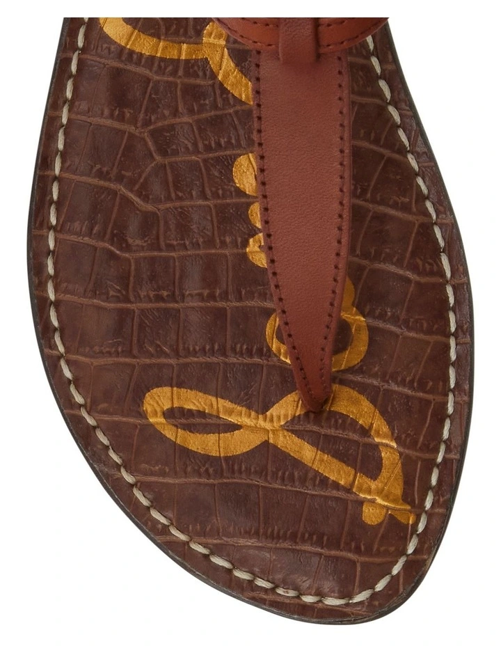 Gigi Sandals in Kona Brown Leather image 4