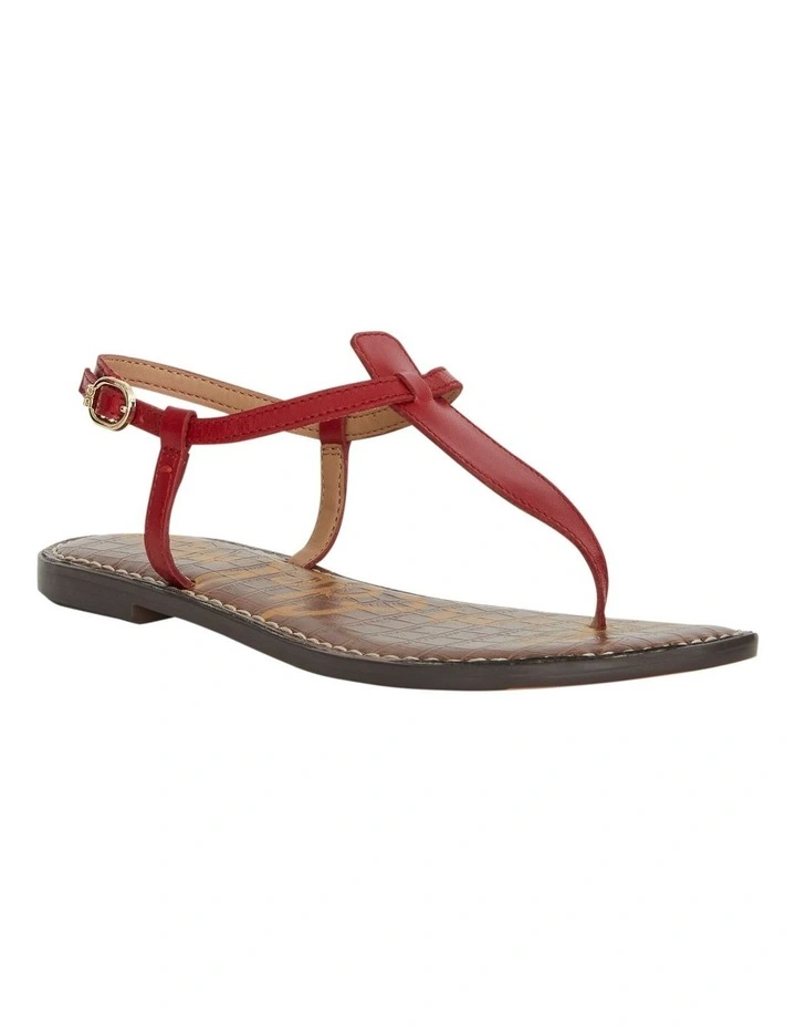 Gigi Sandals in Summer Red Leather image 2