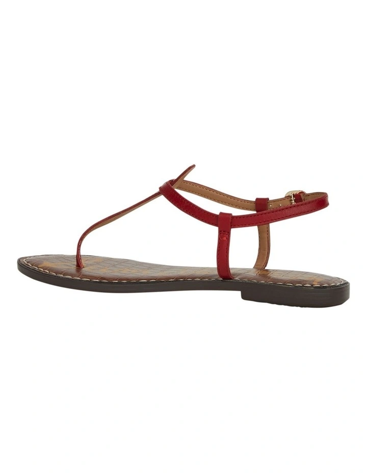 Gigi Sandals in Summer Red Leather image 3