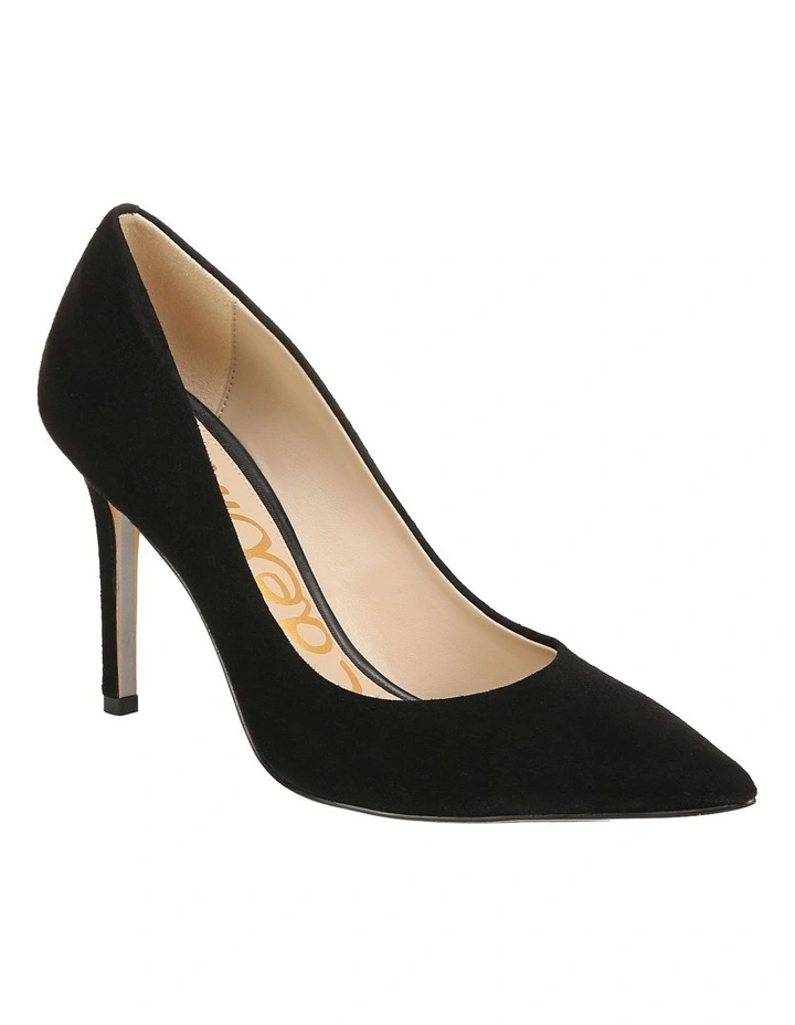 Hazel Heeled Shoes in Black Suede image 2
