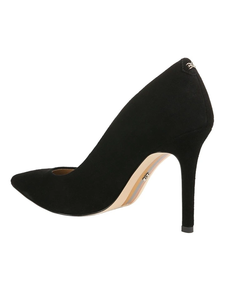 Hazel Heeled Shoes in Black Suede image 3