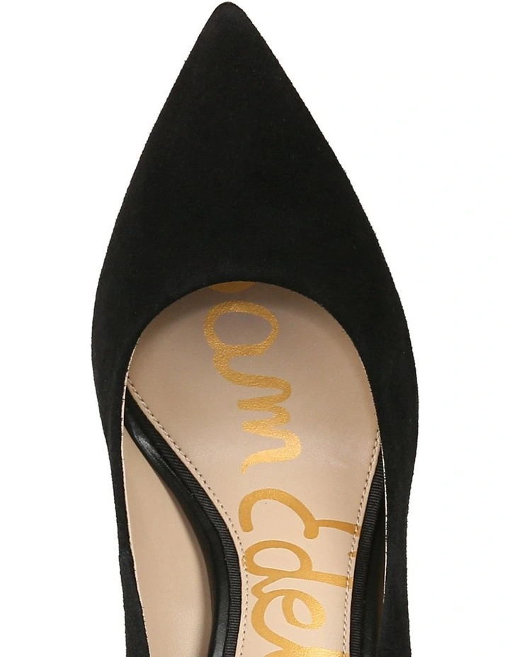 Hazel Heeled Shoes in Black Suede image 4