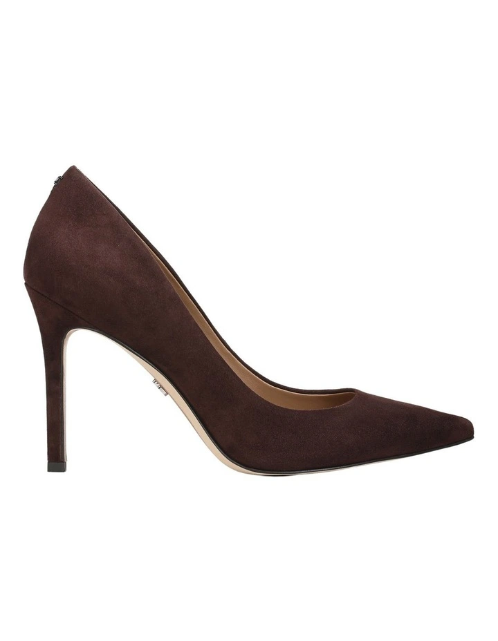 Hazel Heeled Shoes in Cafe Noir Suede image 1