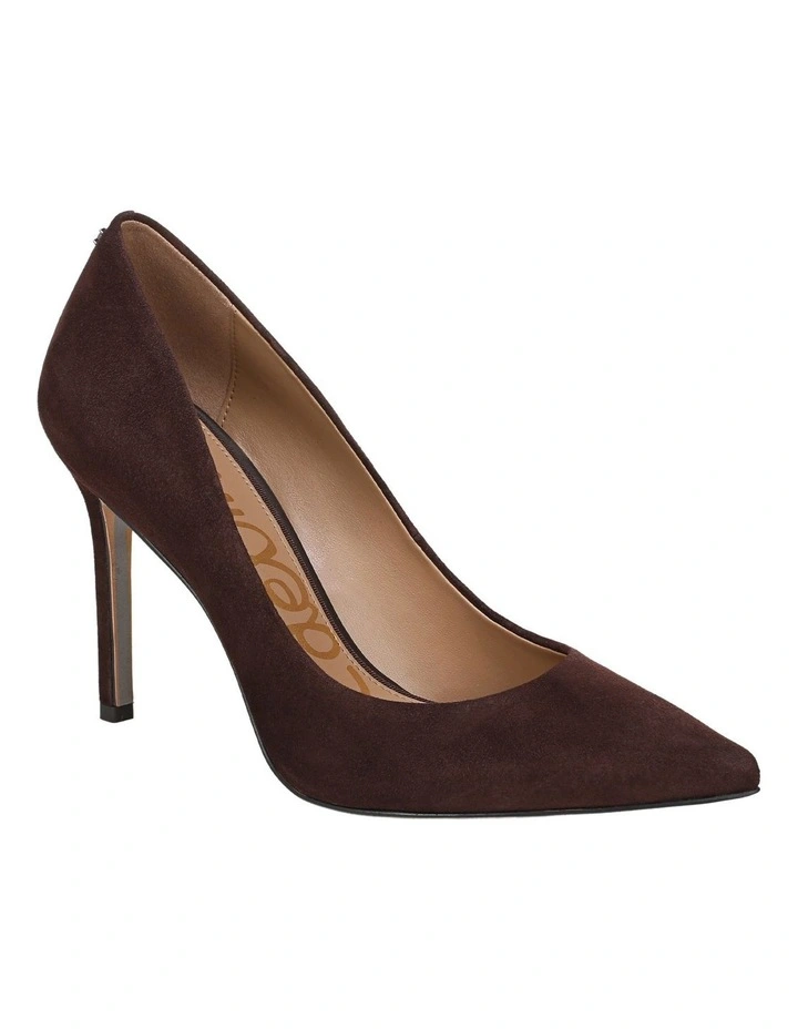 Hazel Heeled Shoes in Cafe Noir Suede image 2