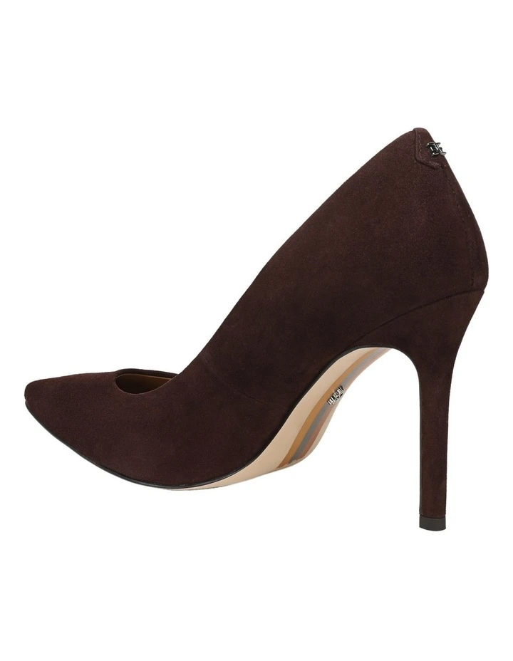 Hazel Heeled Shoes in Cafe Noir Suede image 3