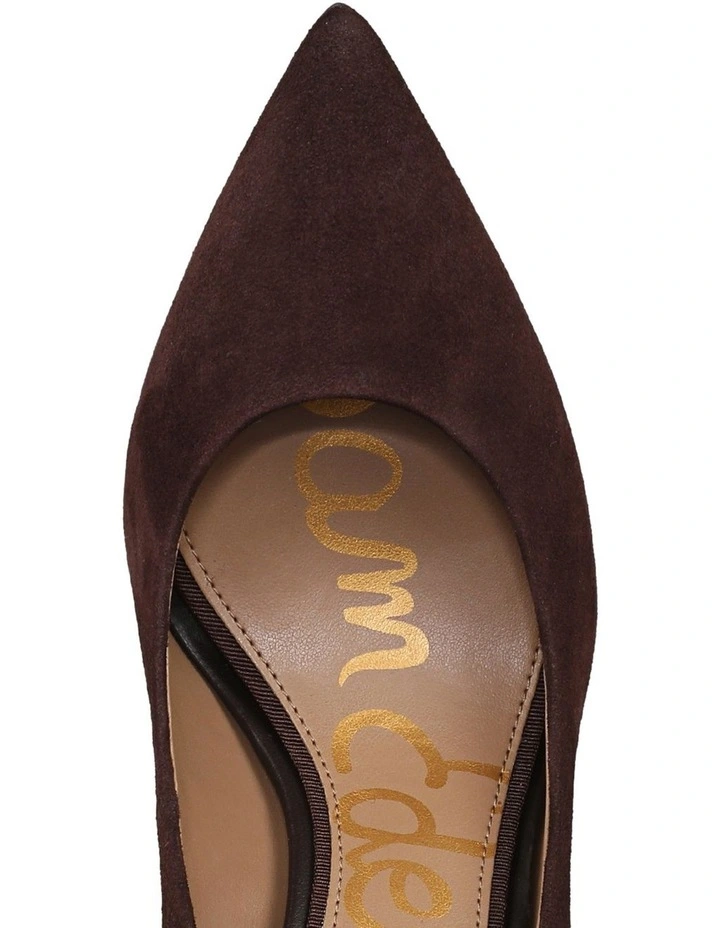 Hazel Heeled Shoes in Cafe Noir Suede image 4
