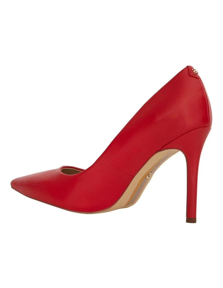 Hazel Heeled Shoes in Persian Red Leather image 3