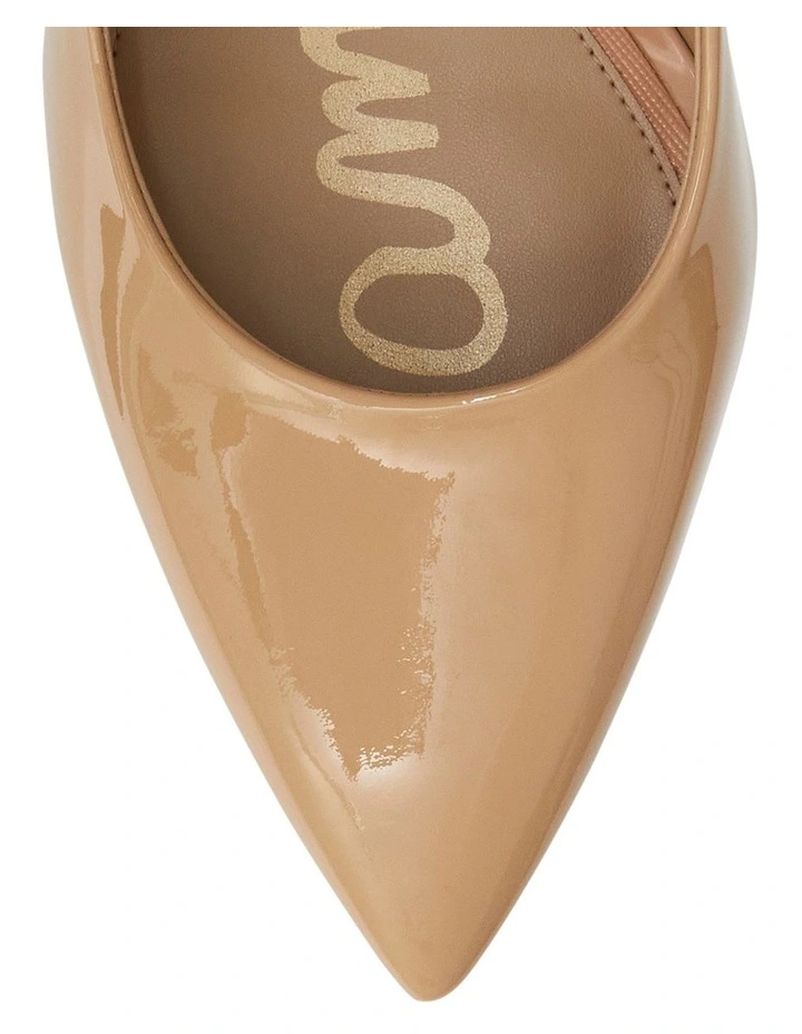 Hazel Heeled Shoes in Beige Blush Patent image 4