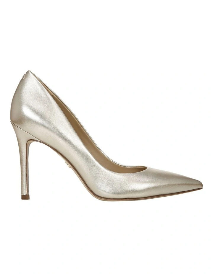 Hazel Heeled Shoes in Jute Metallic image 1