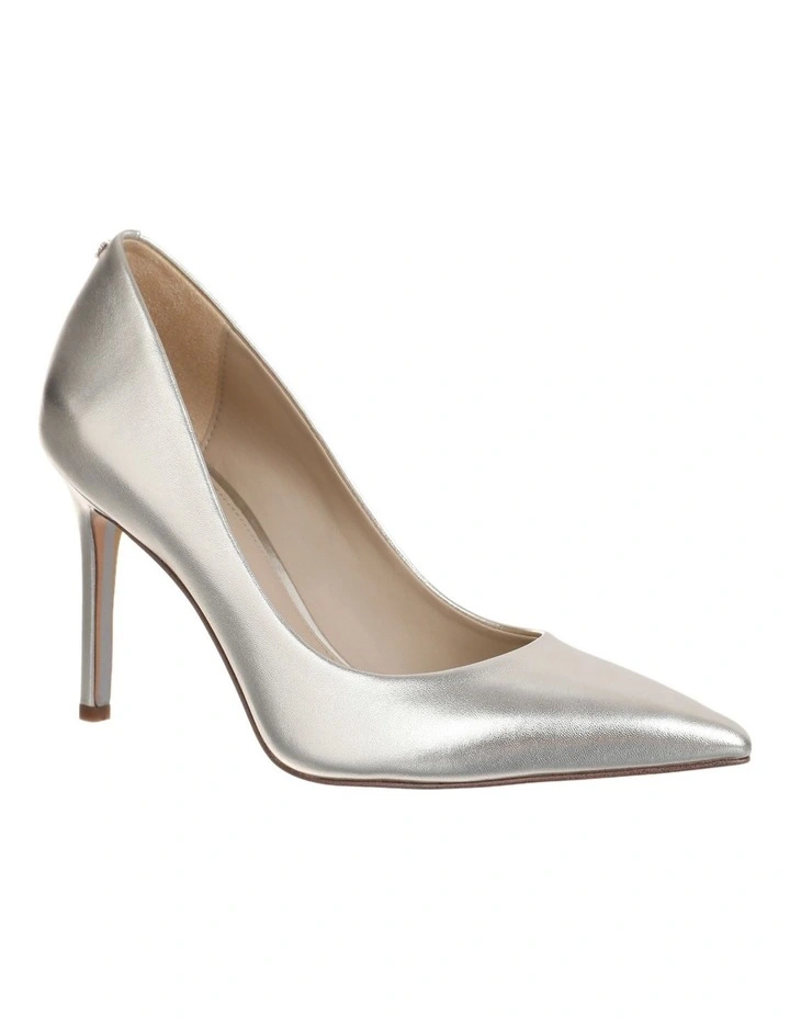 Hazel Heeled Shoes in Jute Metallic image 2
