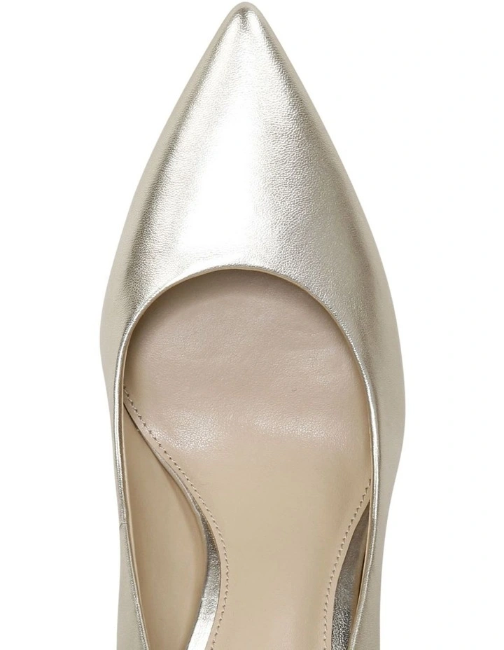 Hazel Heeled Shoes in Jute Metallic image 4