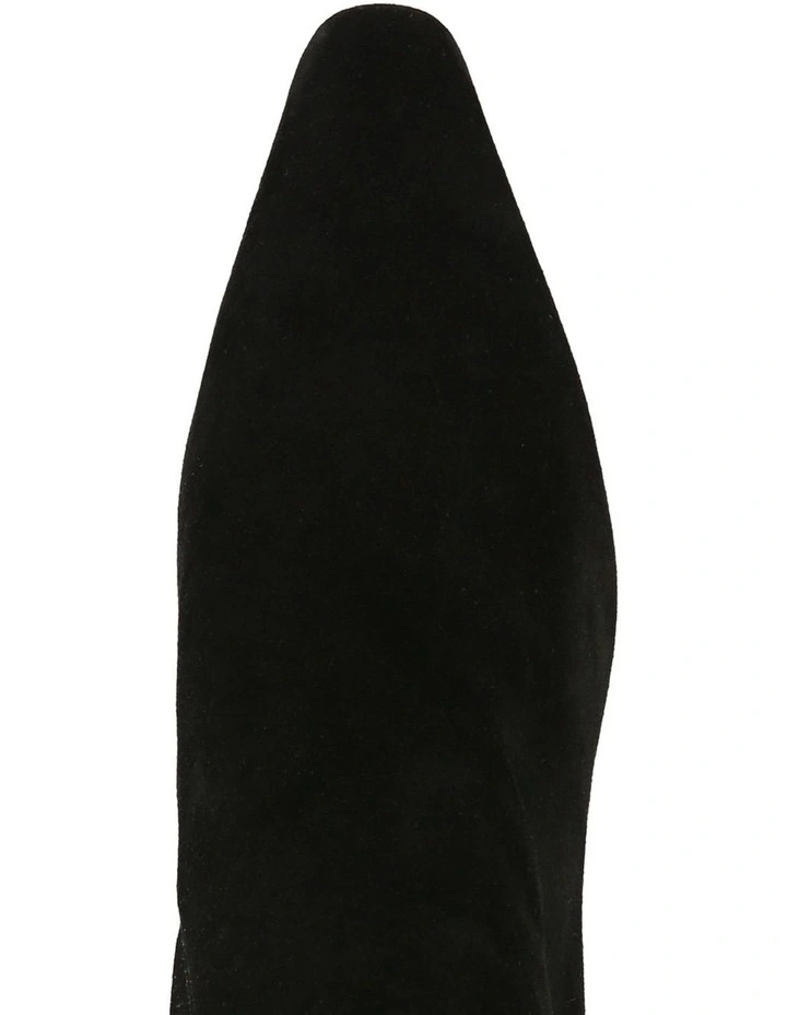 Saige Boots in Black Suede image 4