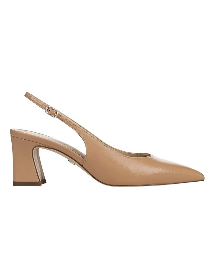 Winfred Heeled Shoes in French Sand Leather image 1
