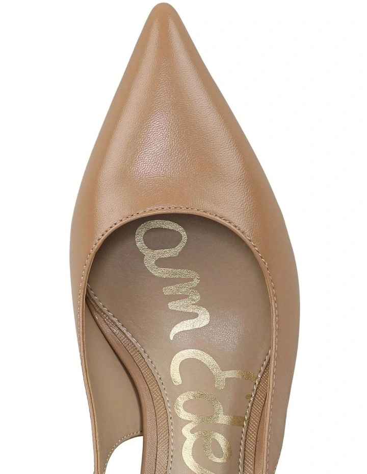 Winfred Heeled Shoes in French Sand Leather image 4