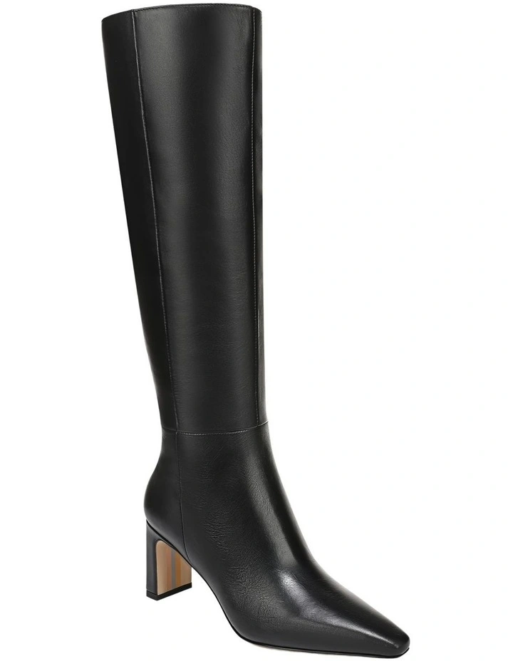 Sylvia Boots in Black Leather image 2
