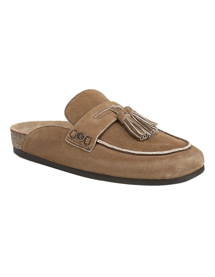 Astrid Mules in Terra Toffee Suede image 2