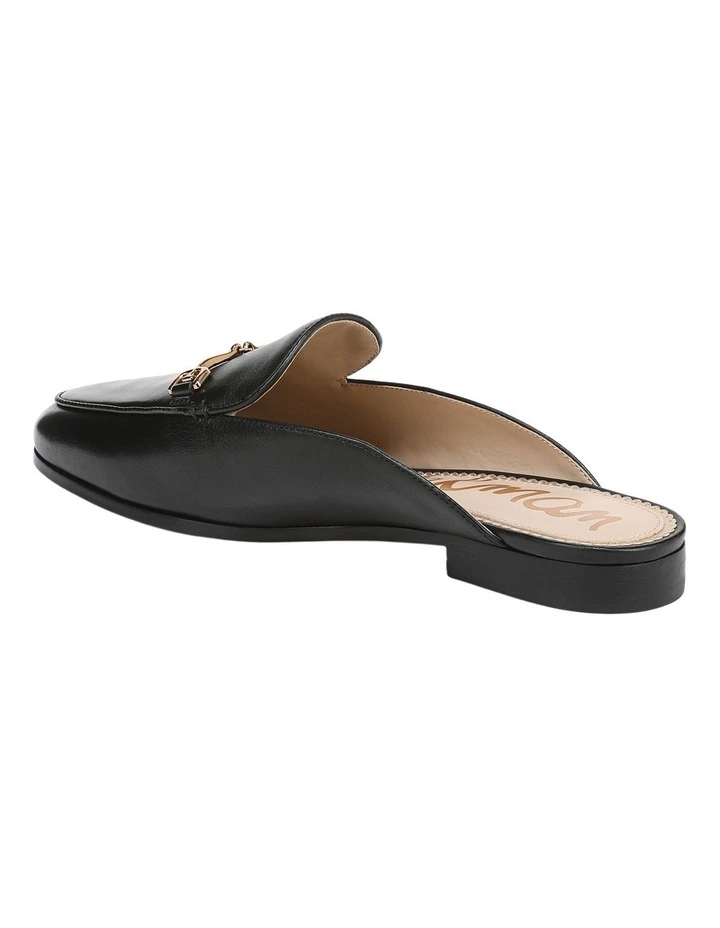 Linnie Mule in Black Leather image 3
