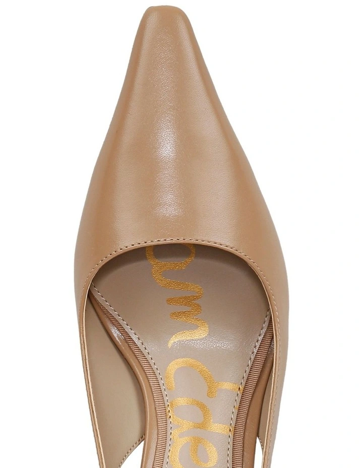Bianka Sling Pump in Frech Sand Leather image 4