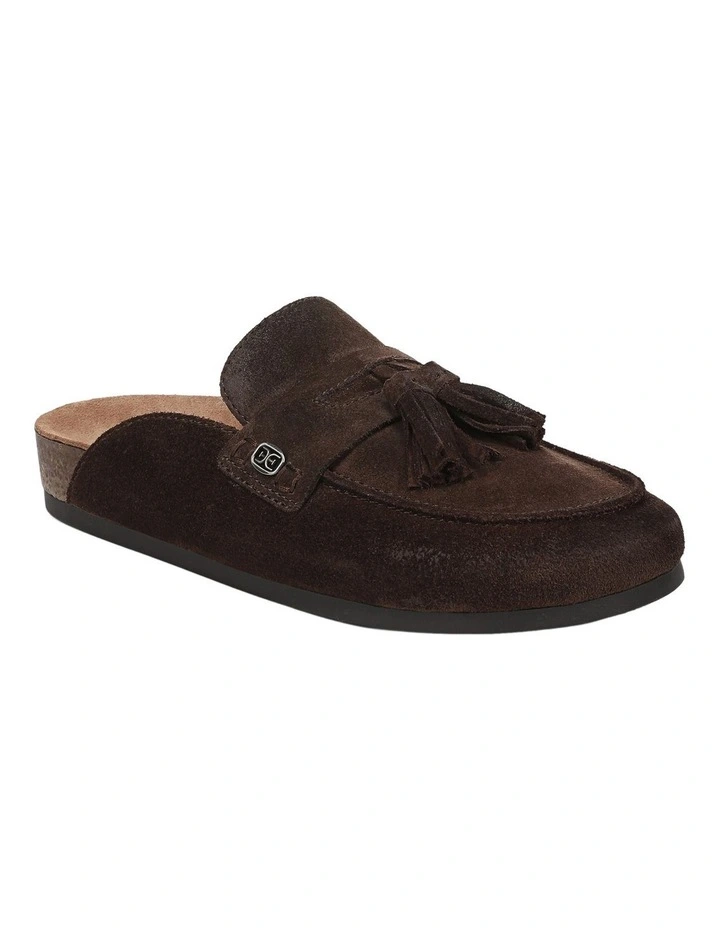 Astrid Flat Shoes in Espresso Bean Suede image 2