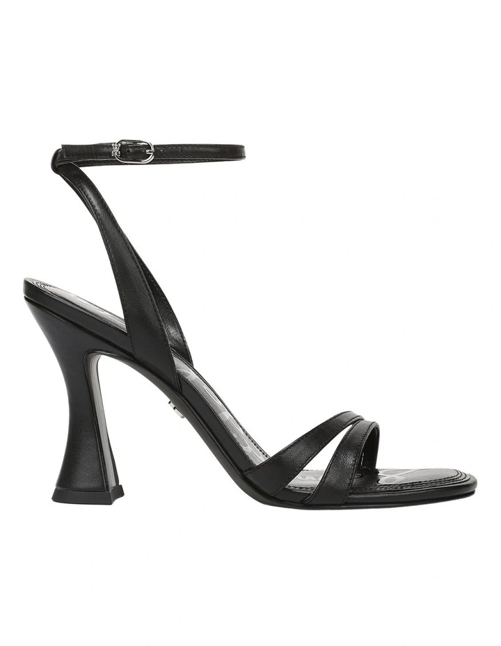Junie sandals in Black Leather image 1