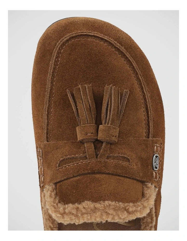 Astrid Mules in Warm Nutmeg Suede image 4