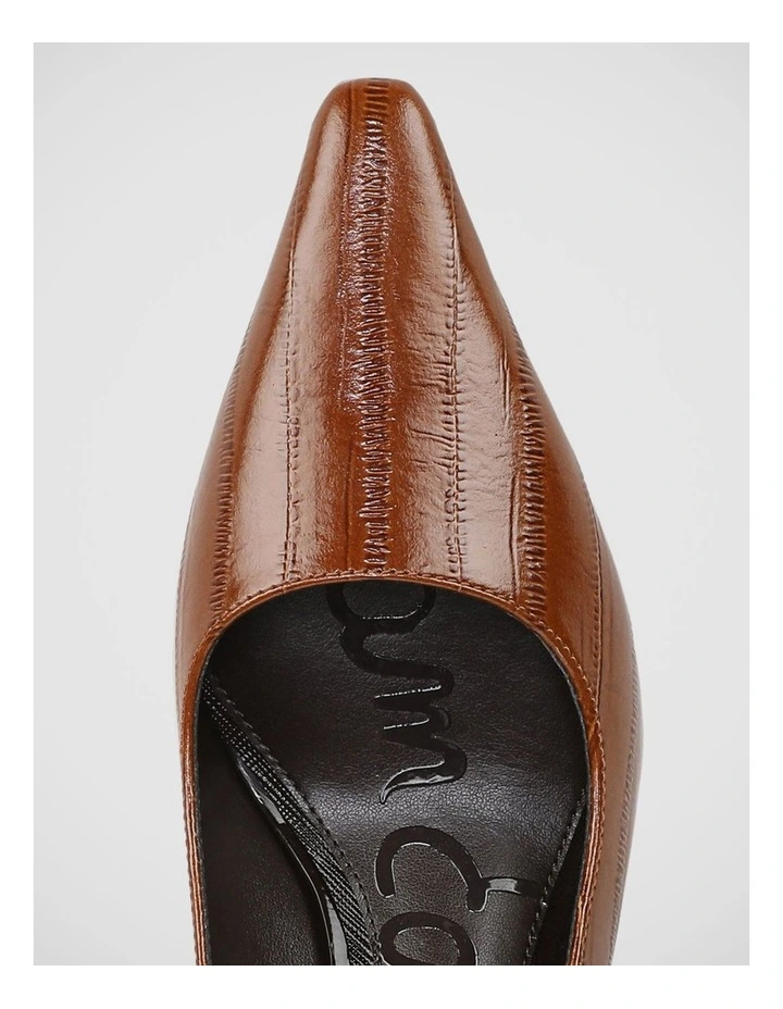 Bianka Sling Pump in French Cognac Leather image 4
