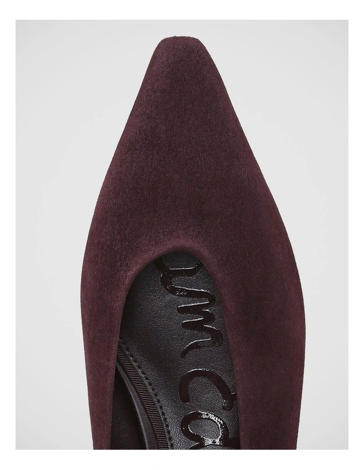 Emory Flat Shoes in Cafe Noir Suede Leather image 4
