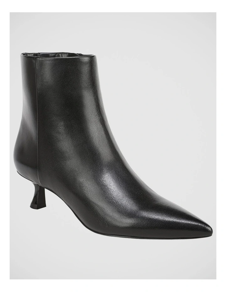 Ryla Ankle Boots in Black Leather image 2