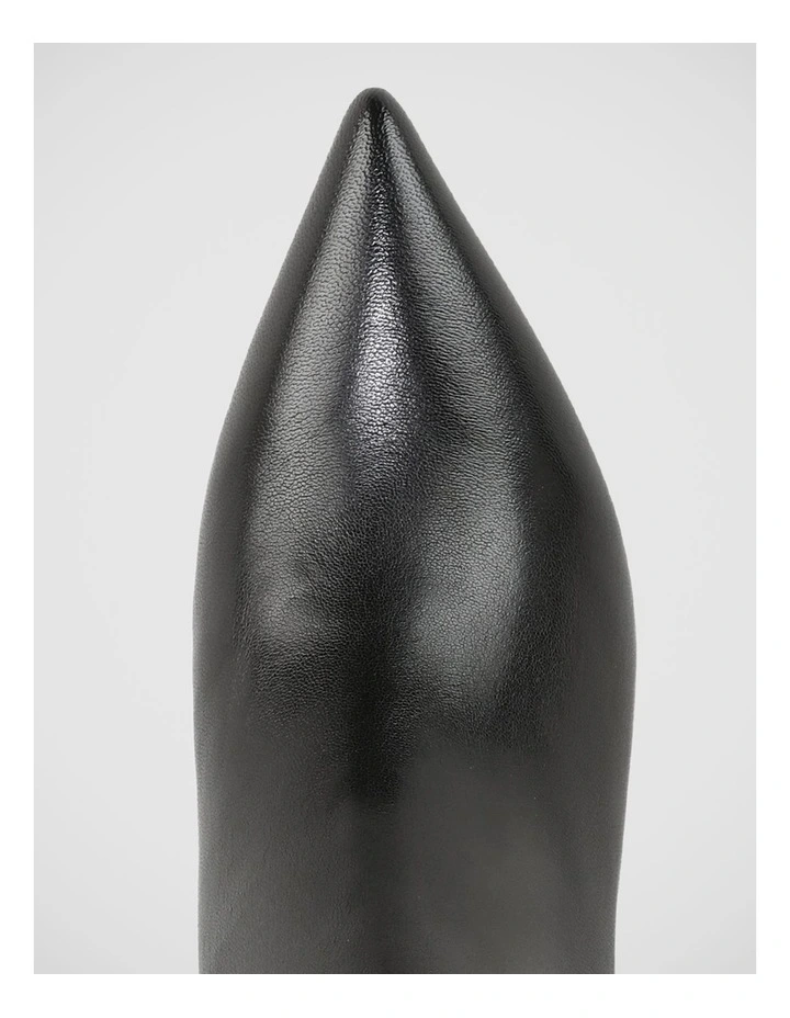Ryla Ankle Boots in Black Leather image 4