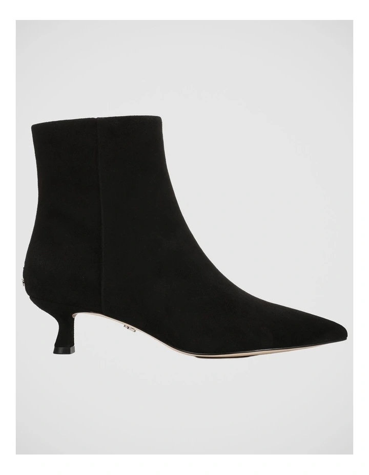 Ryla Ankle Boots in Black Suede Leather image 1
