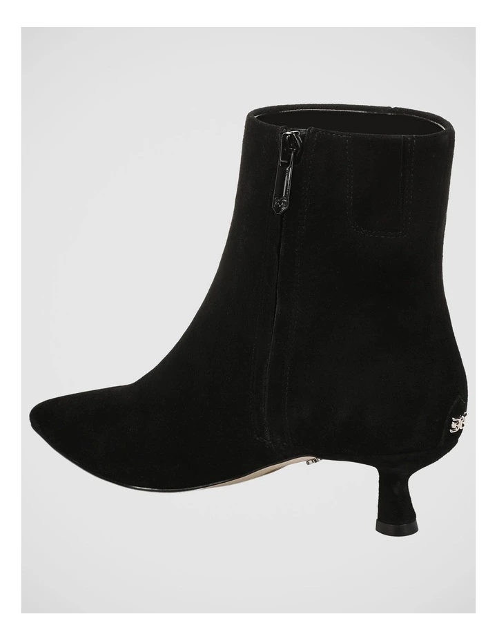 Ryla Ankle Boots in Black Suede Leather image 3