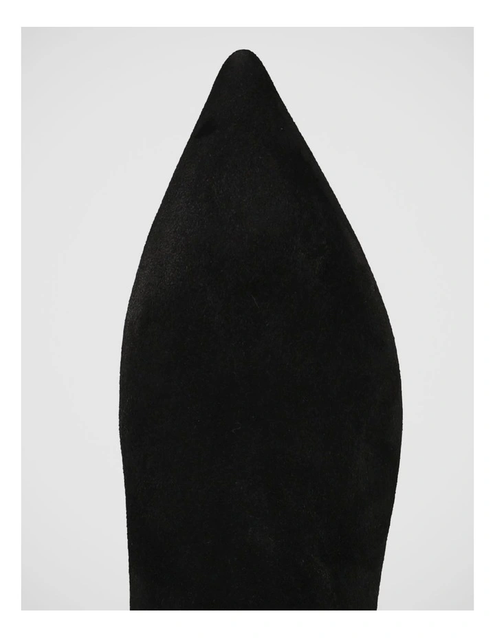 Ryla Ankle Boots in Black Suede Leather image 4