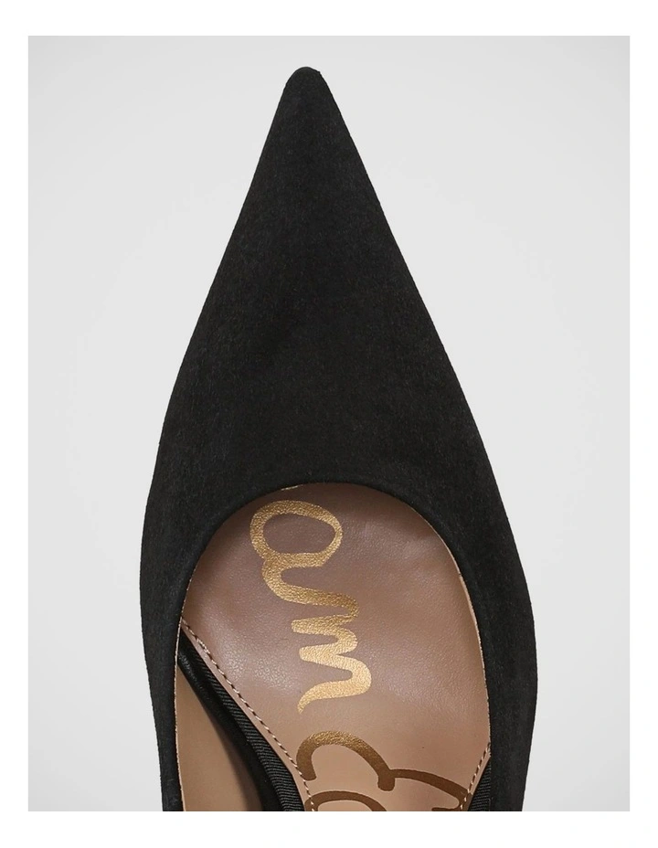 Talula Stiletto Pump in Black Suede Leather image 4