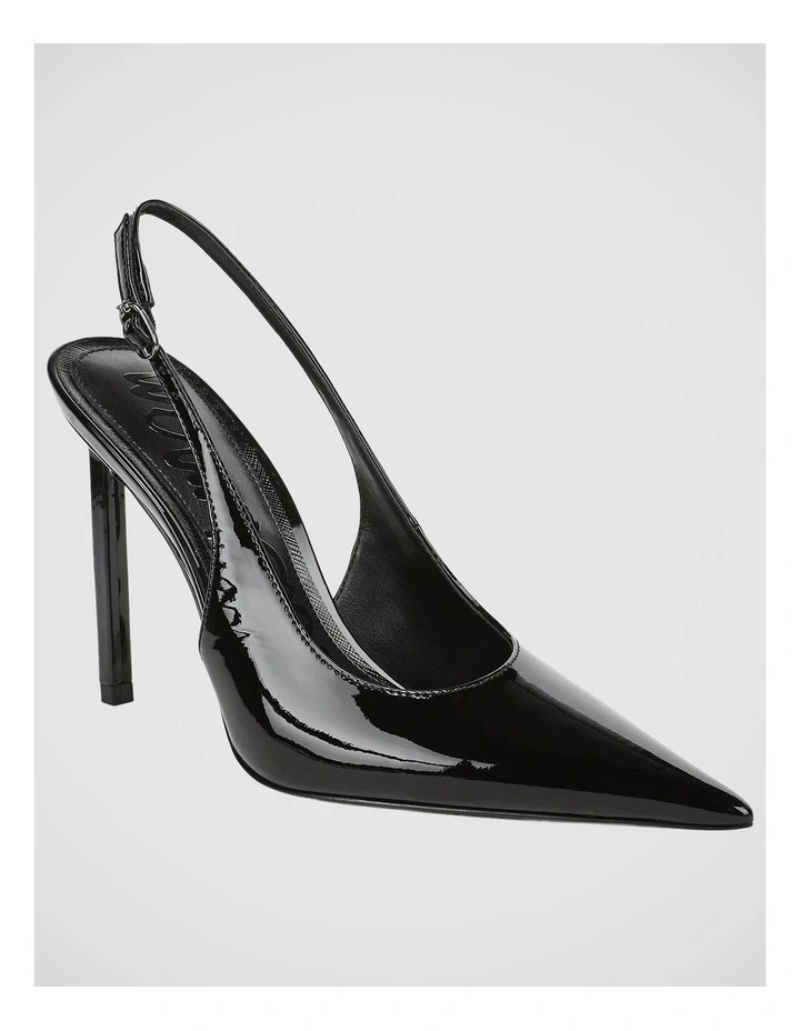 Tegan Sling Back Pump in Black Patent Leather image 2