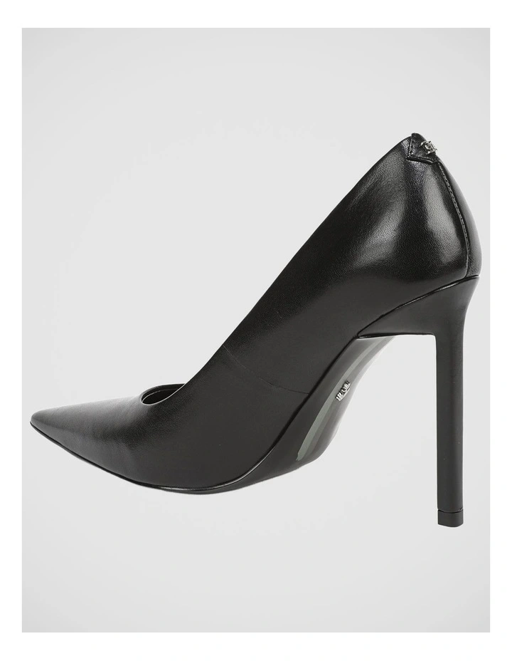 Talula Stiletto Pump in Black Leather image 3