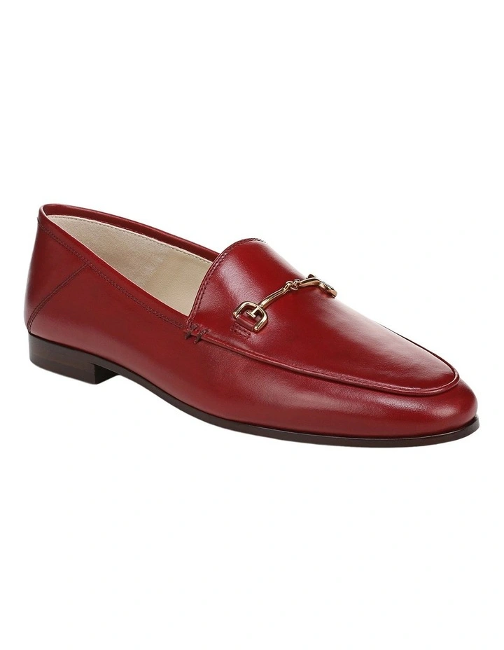 Loraine Loafers In Deep Scarlet Leather image 2