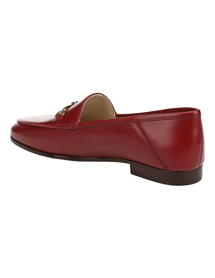 Loraine Loafers In Deep Scarlet Leather image 3