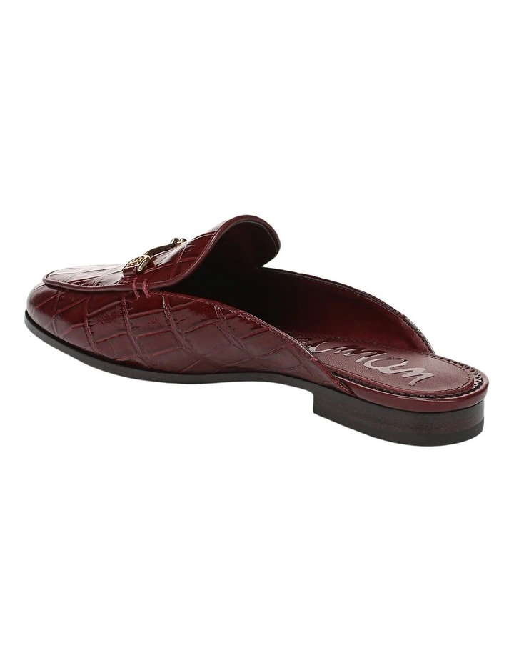 Linnie Mules in French Merlot Croc image 3
