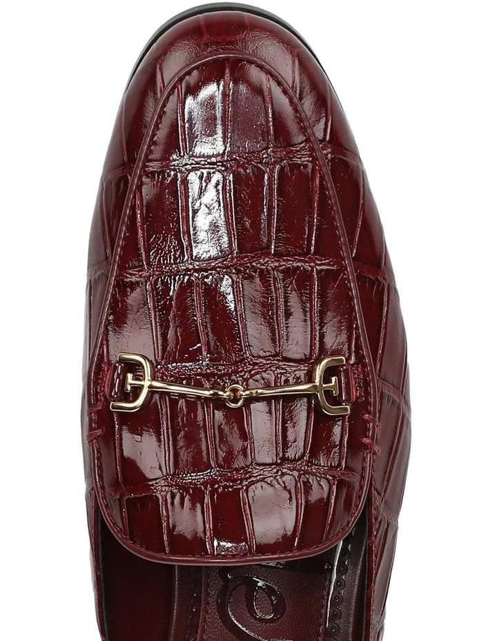 Linnie Mules in French Merlot Croc image 4