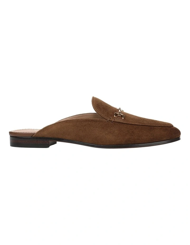 Linnie Mules in Warm Nutmeg Suede image 1